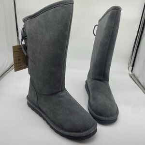 Bearpaw Phylly Boot Charcoal Winter Boot Women's Size‎ 6